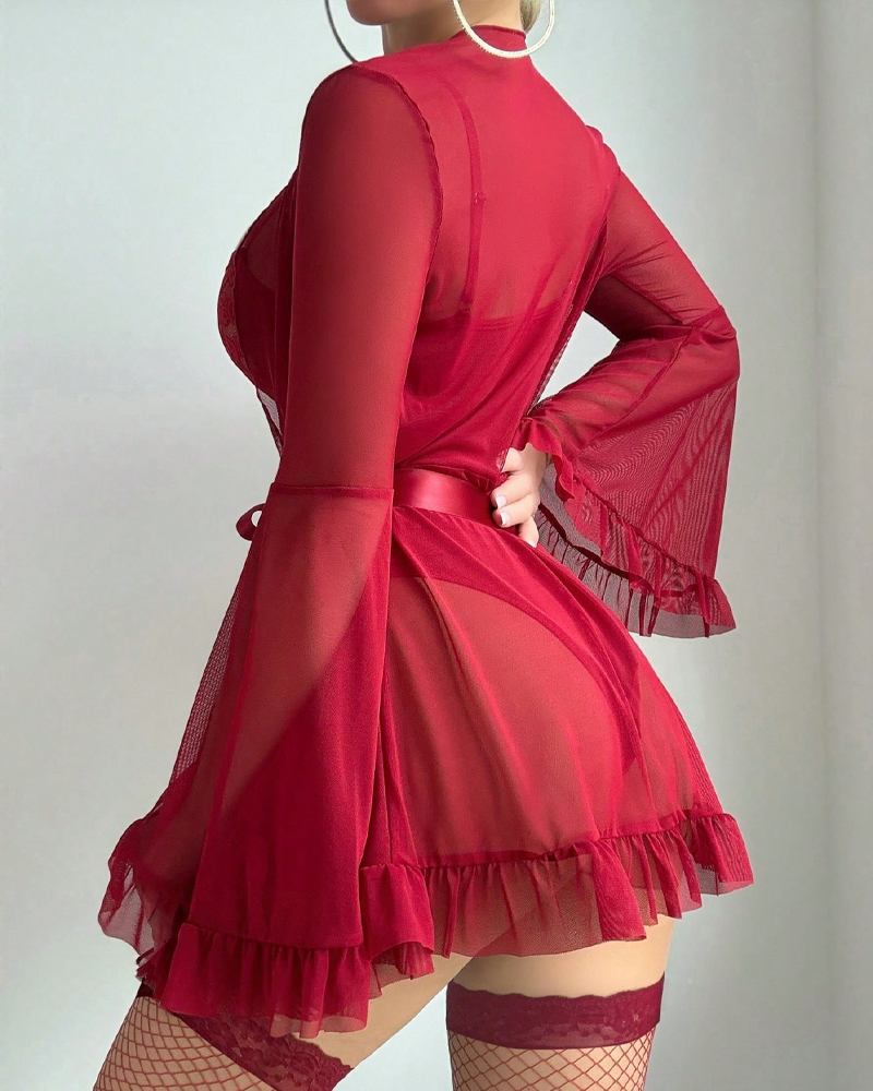 Valentine's Day Limited Edition Lace Push-Up Bodysuit Set