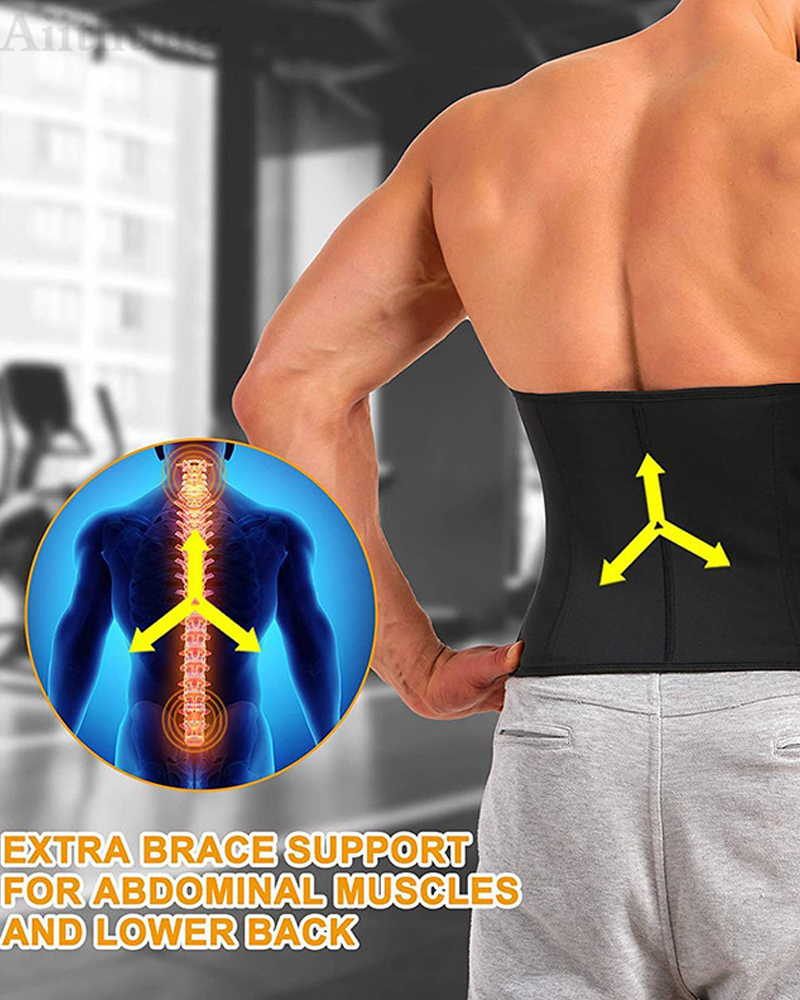 Men's Sweat Abdominal Belt-Curvy-Faja