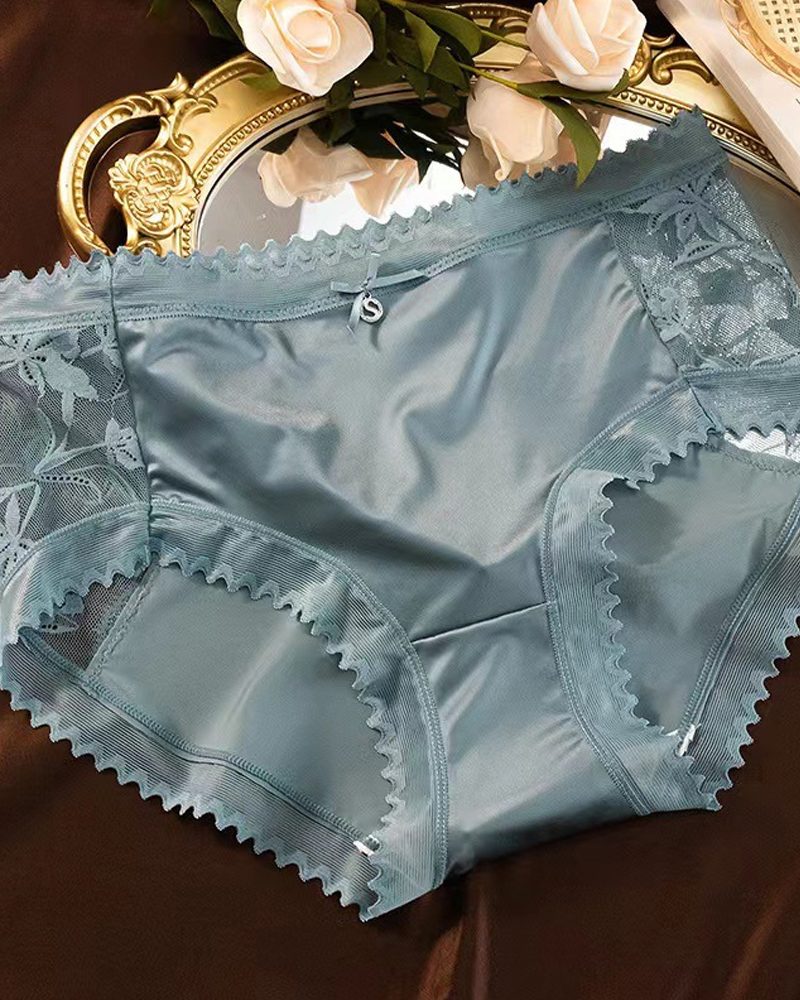 CURVY-FAJA | Satin Luxury Sexy Lace Panties