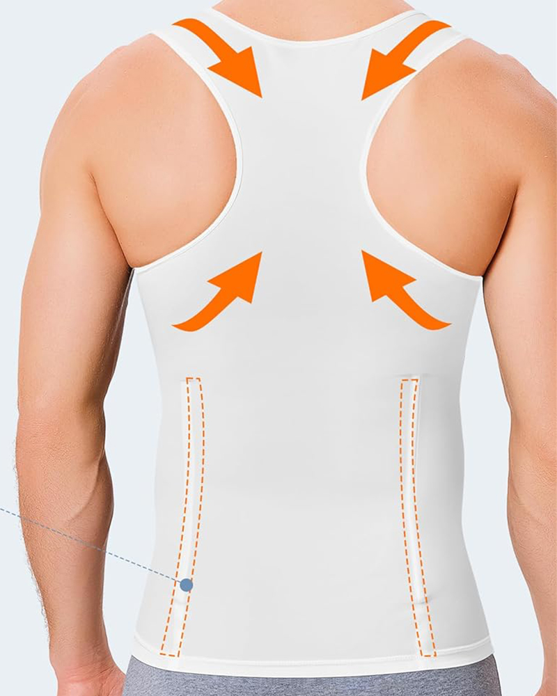 Side-Breasted Men's Shapewear