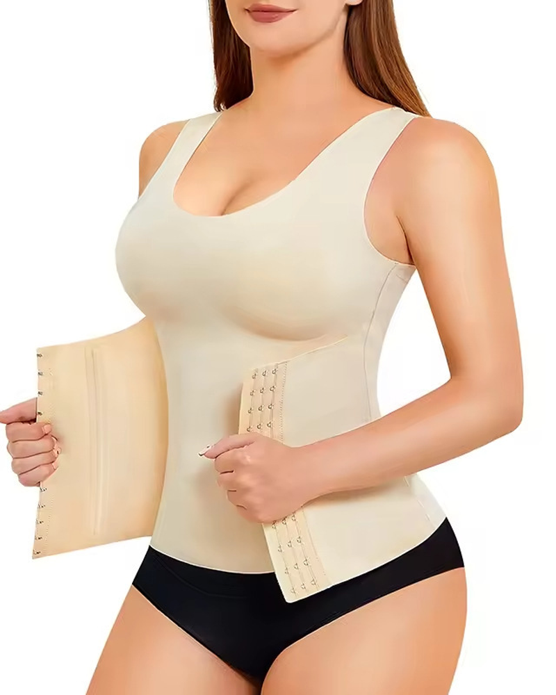 Elastic Slim Fit Waist Shaping Vest Top