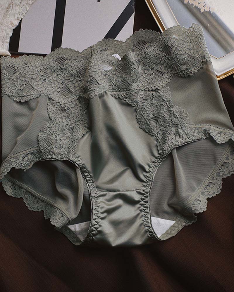 Satin Lace Panties