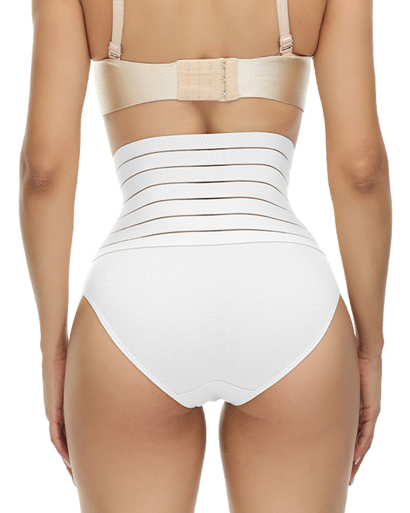 High Waist Tummy Sculpting Panties-Curvy-Faja