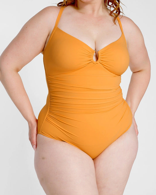 U-Ring Cut Out Shaping Swimsuit（Pre-Sale）