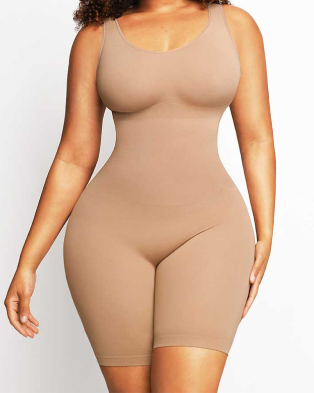 Women's One Piece Tummy Control Seamless Shapewear Bodysuit