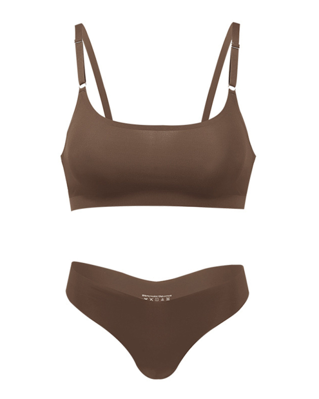 Seamless Thin Sexy Lingerie Set-Curvy-Faja
