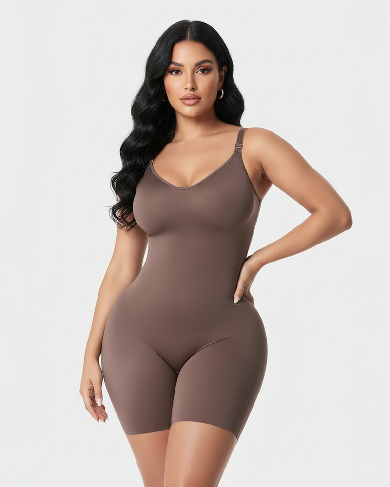 Built-in Bra Seamless Comfort Tummy Control Butt Lifting Shaping Bodysuit（Pre-Sale）