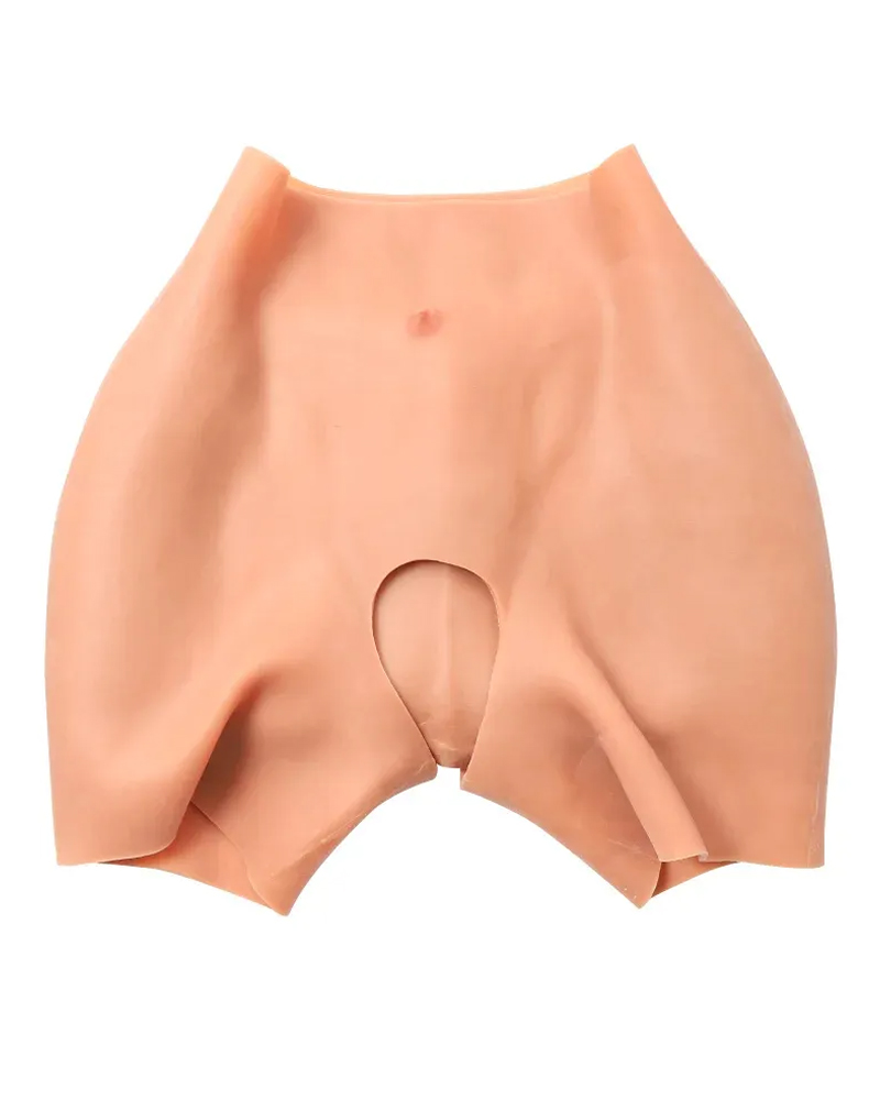 Open crotch food-grade silicone short hip pad with three-year service 