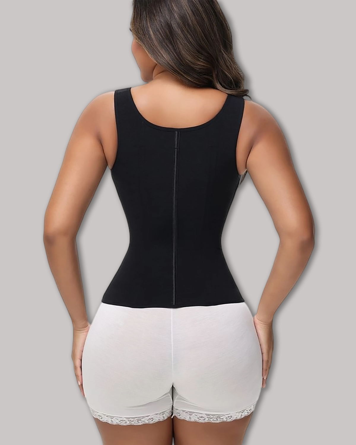 Extreme Latex Corset Waist Vest With Bra