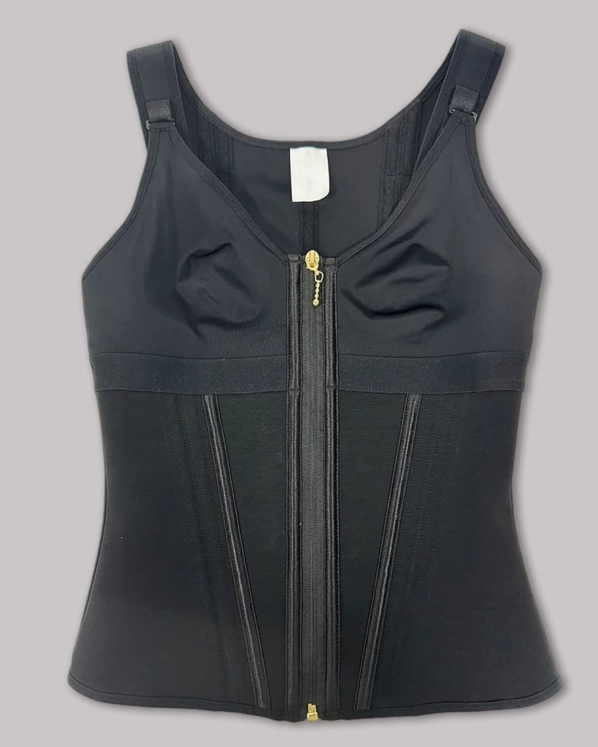 Extreme Latex Corset Waist Vest With Bra