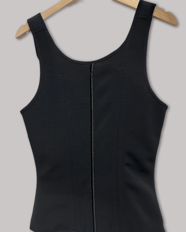 Extreme Latex Corset Waist Vest With Bra