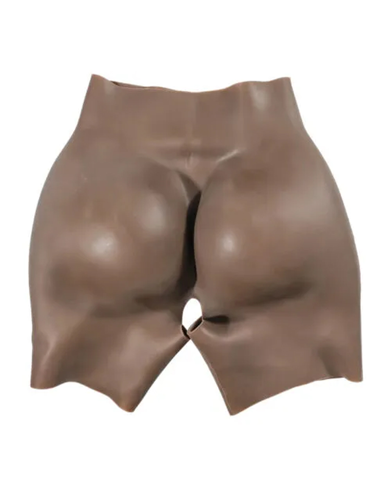 Open crotch food-grade silicone short hip pad with three-year service life