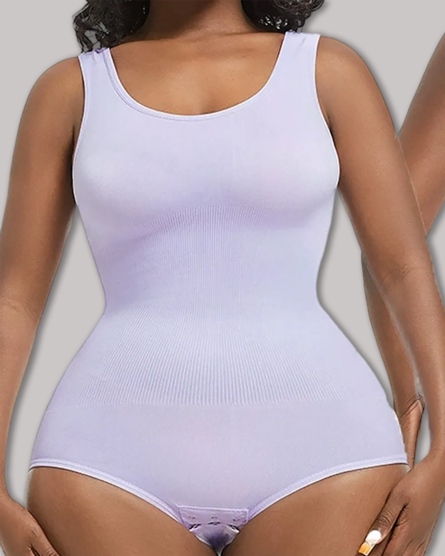 Women's Seamless Round Neck Tummy Tights