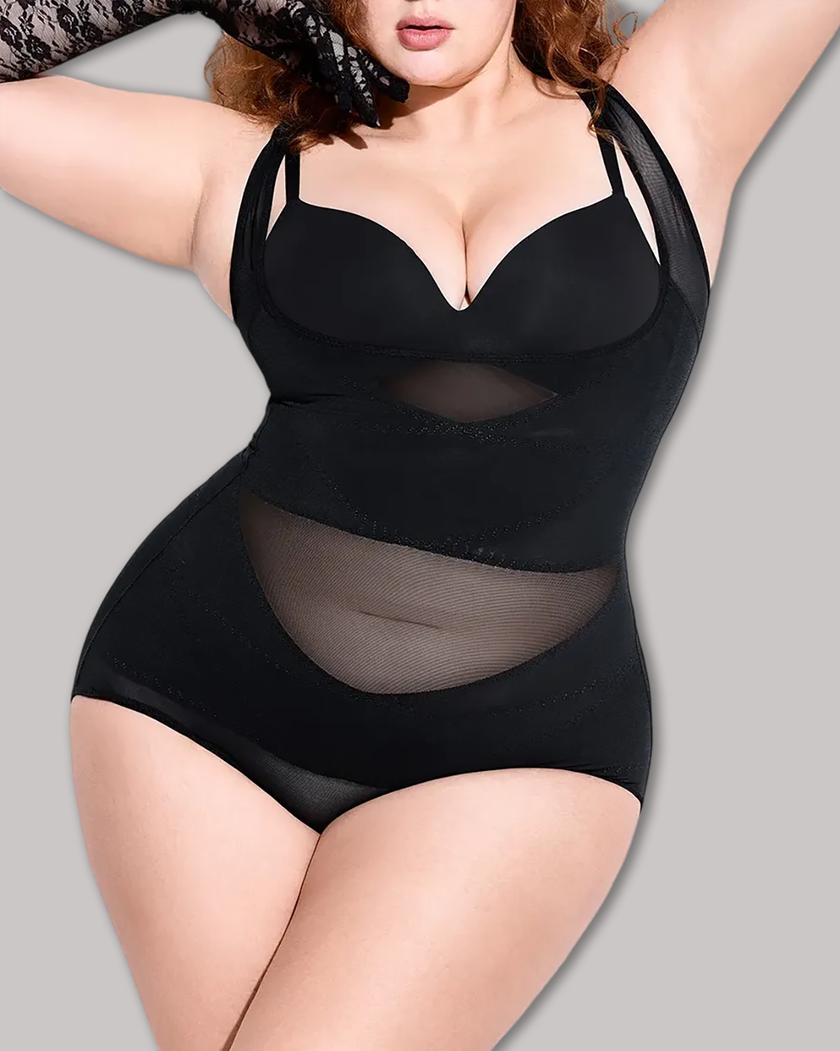 Mesh Tummy Tuck Body Triangle Shapewear