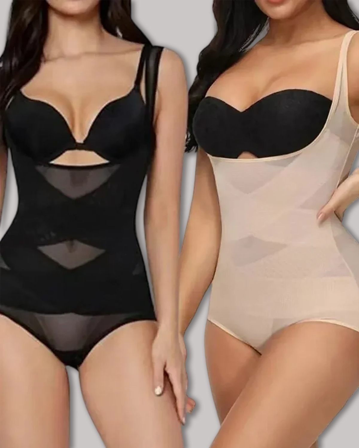 Mesh Tummy Tuck Body Triangle Shapewear