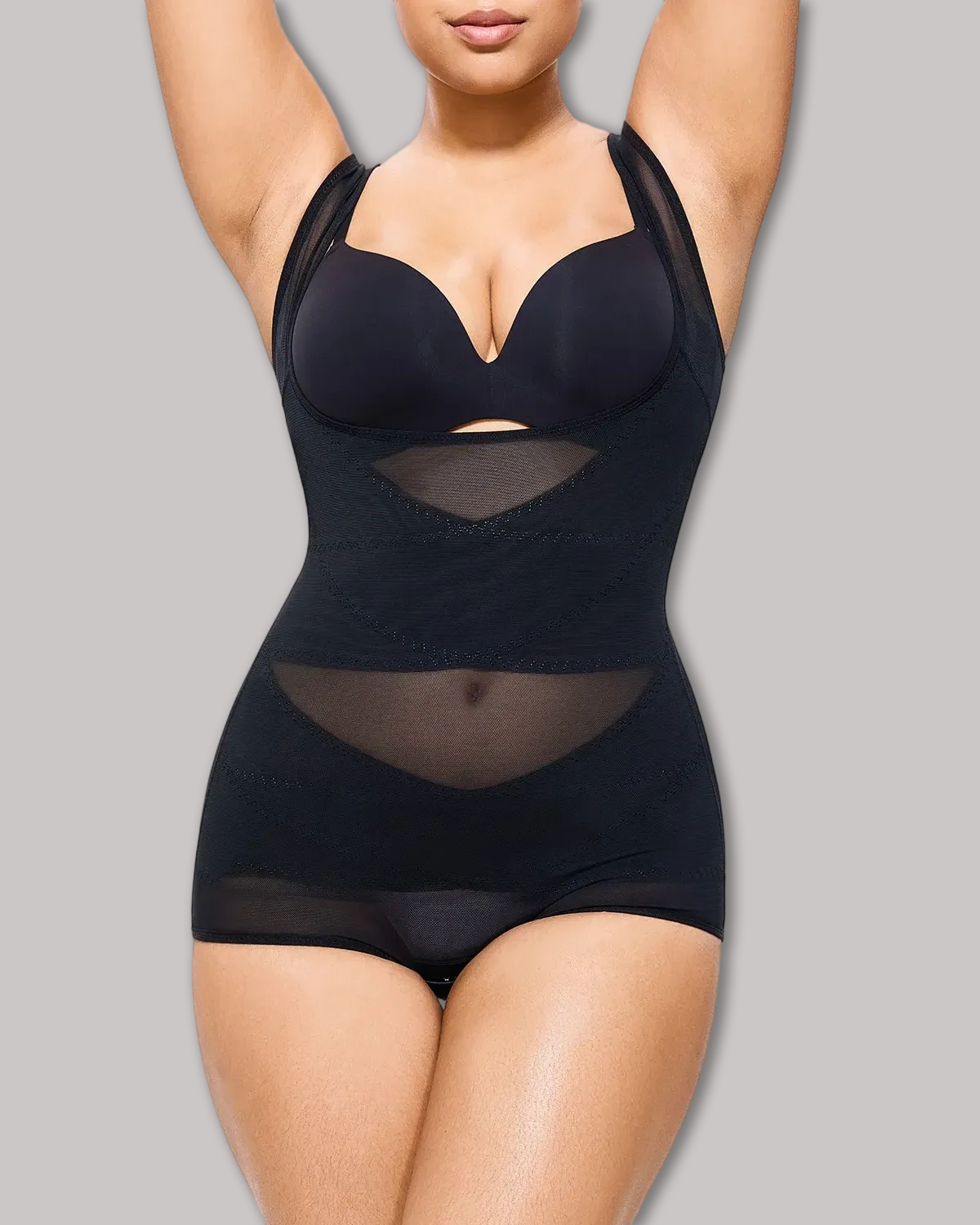 Mesh Tummy Tuck Body Triangle Shapewear