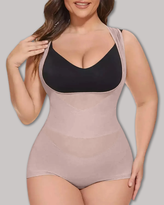 Mesh Tummy Tuck Body Triangle Shapewear