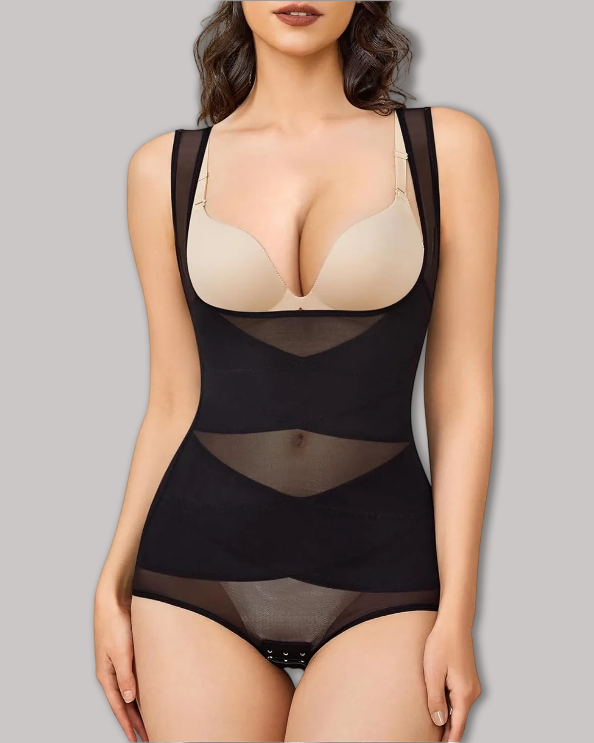 Mesh Tummy Tuck Body Triangle Shapewear