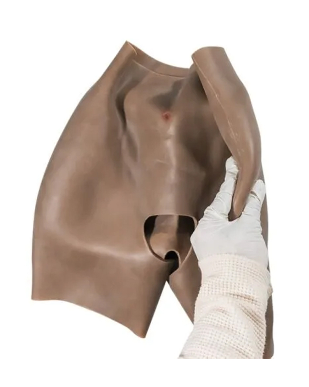 Open crotch food-grade silicone short hip pad with three-year service life