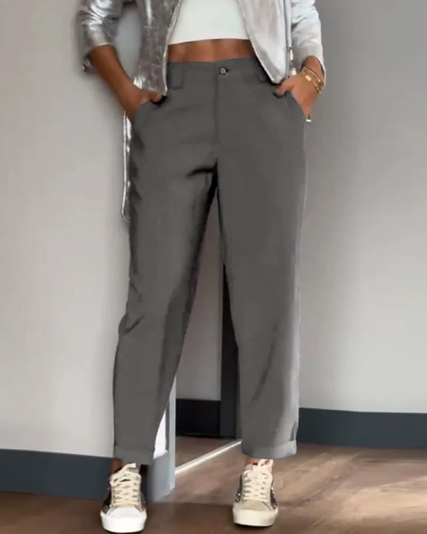 Loose Casual Carrot Pants Harem Pants-Curvy-Faja