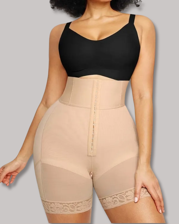 3 Boned Sculpt High Waist Booty Shorts