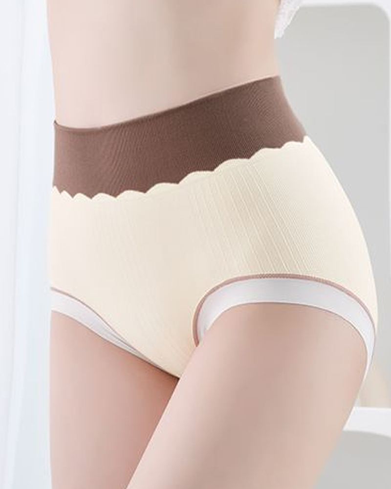 High Waisted Tummy Control And Hip Lifting Briefs