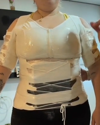 Women's Waist Trainer Tighten Lower Bust Corset Vest Steel Bones Hourglass Shapewear Inflatable