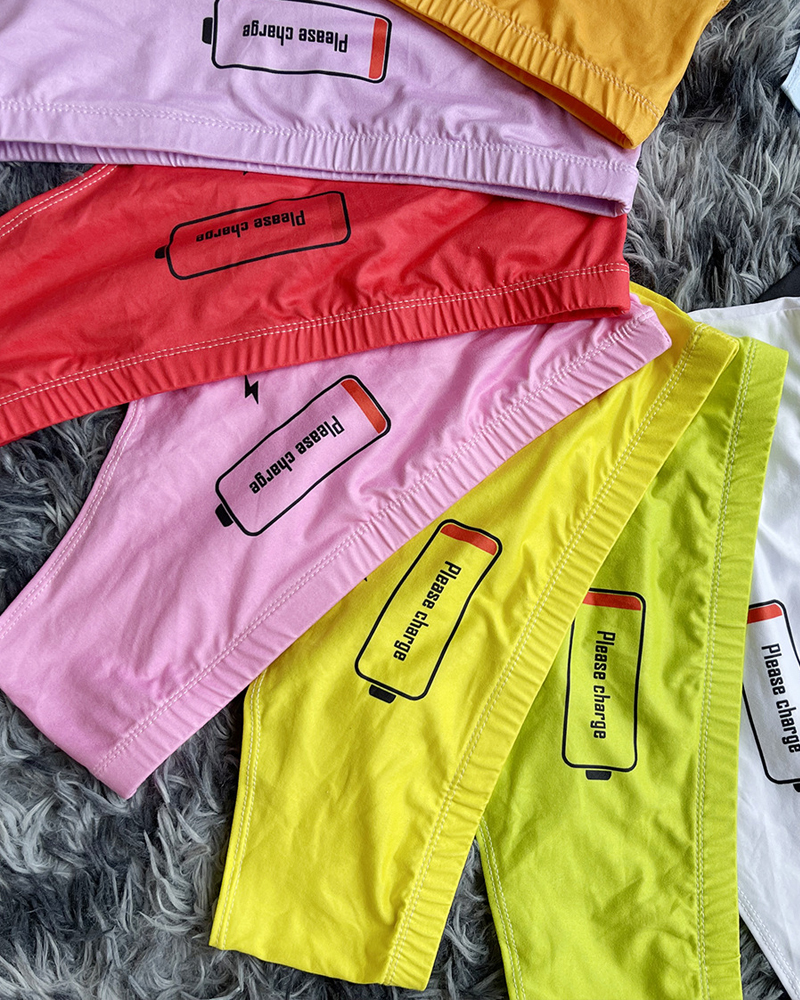 Hip-Covering Printed Briefs-Curvy-Faja