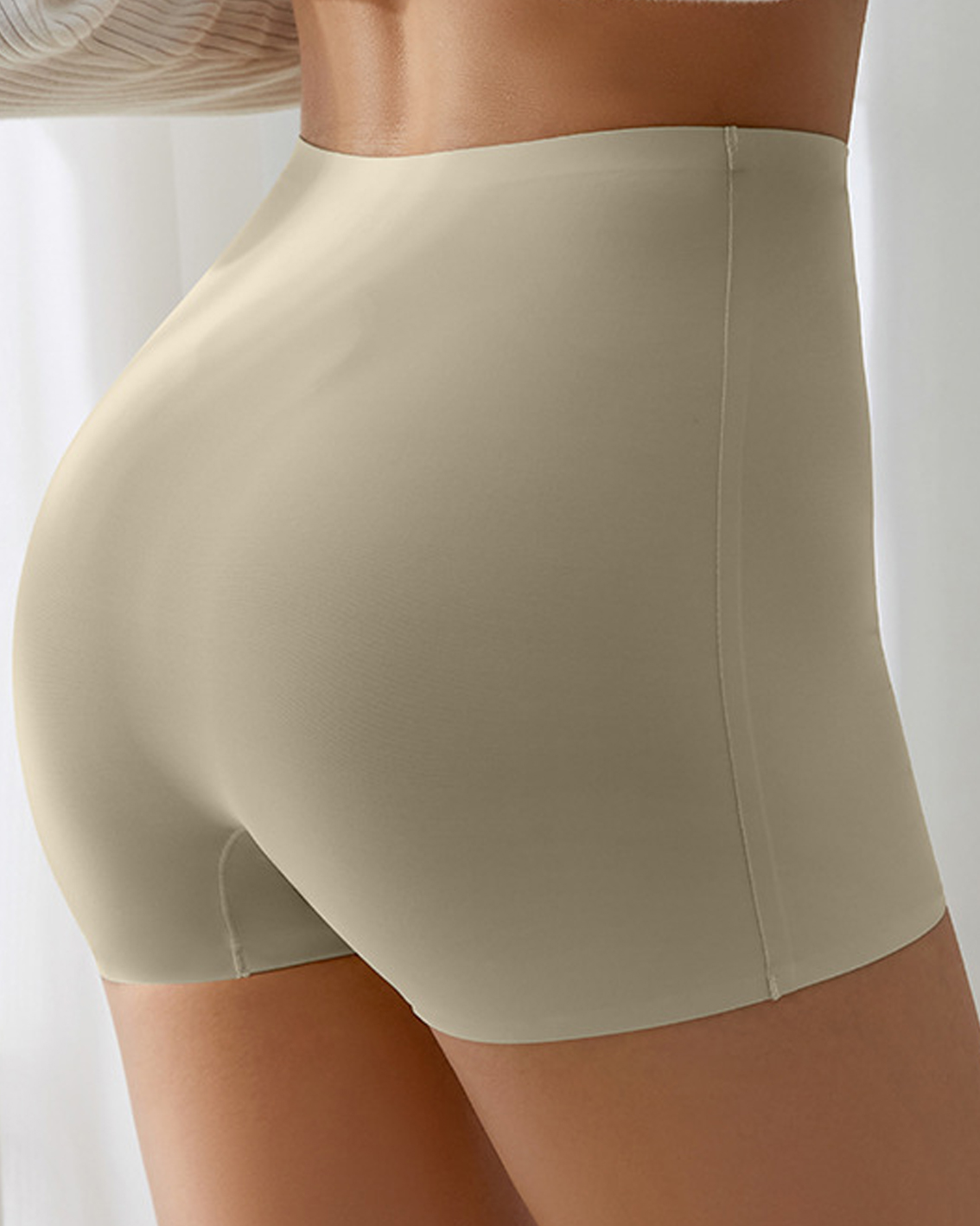 Large-Size Seamless Anti-Exposure Yoga Boxer Pants-Curvy-Faja