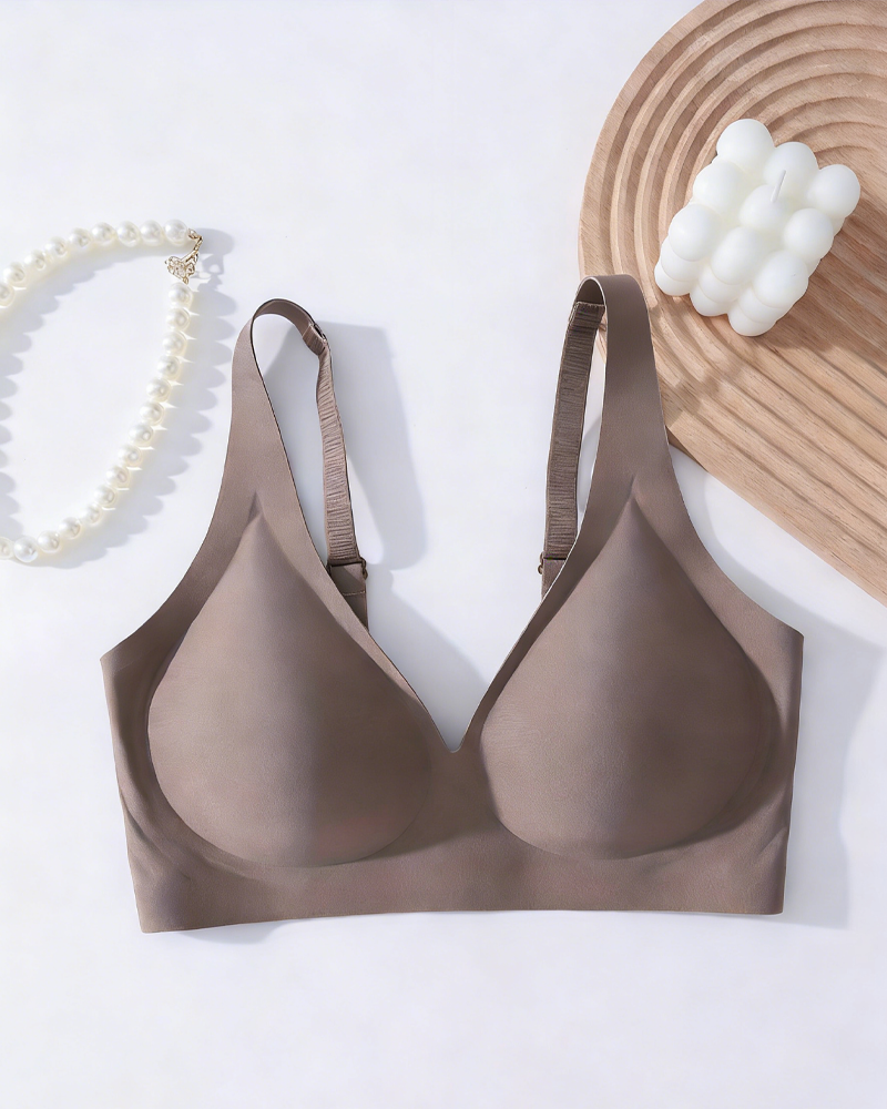 Jelly-Like Seamless Underwear Comfortable And Supportive Wire-Free Bra