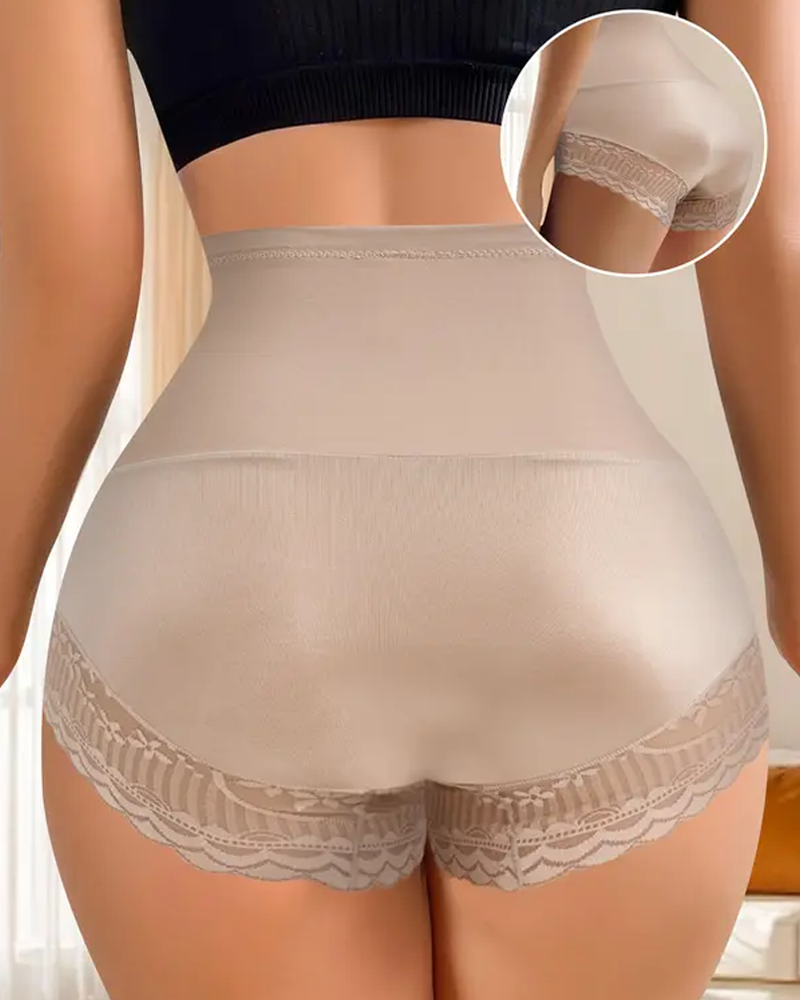 High Waisted Cross Over Compression Tummy Control And Buttock Lifting Postpartum Shaping Underwear