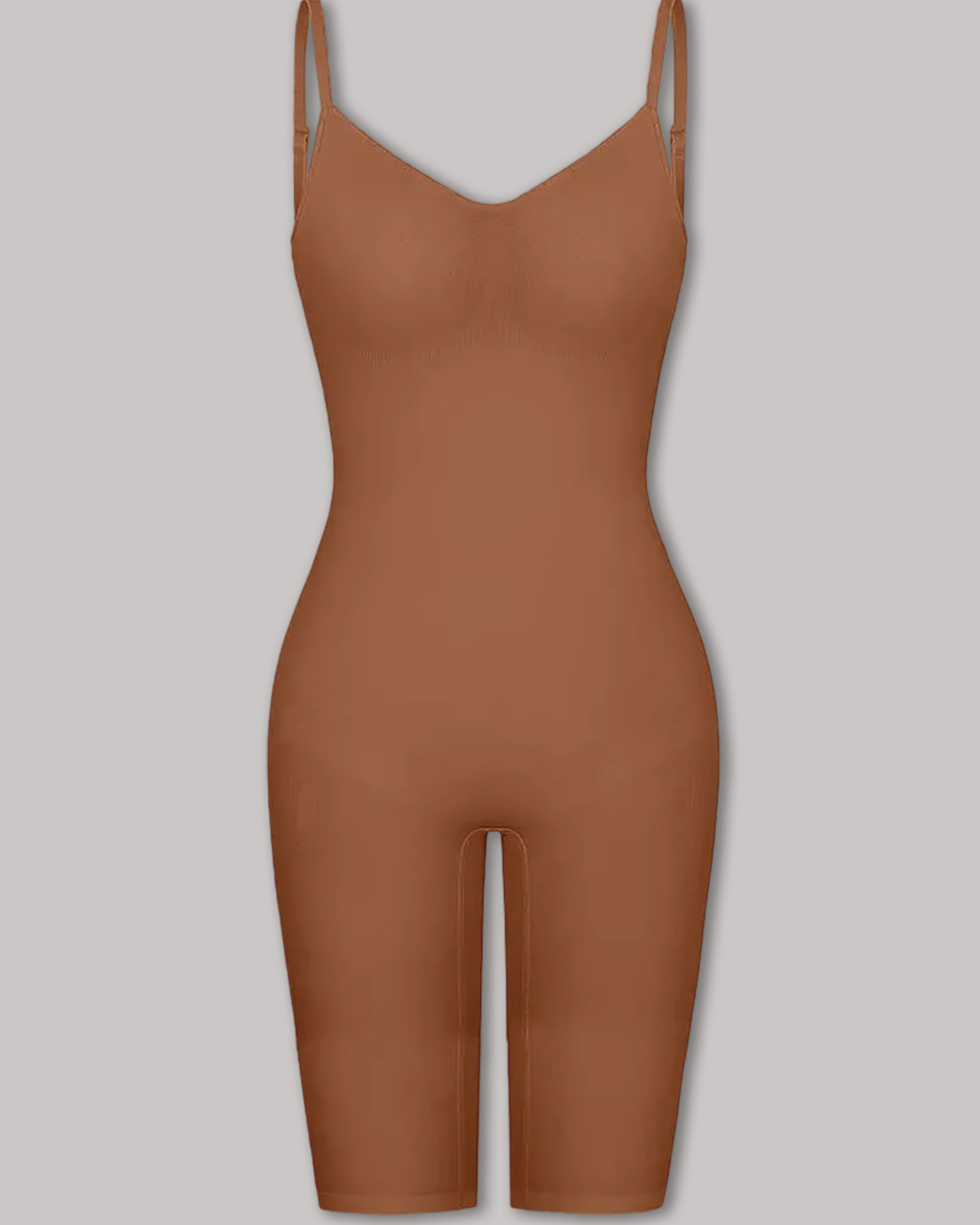 Seamless Backless Mid-Length Full Body Shaper