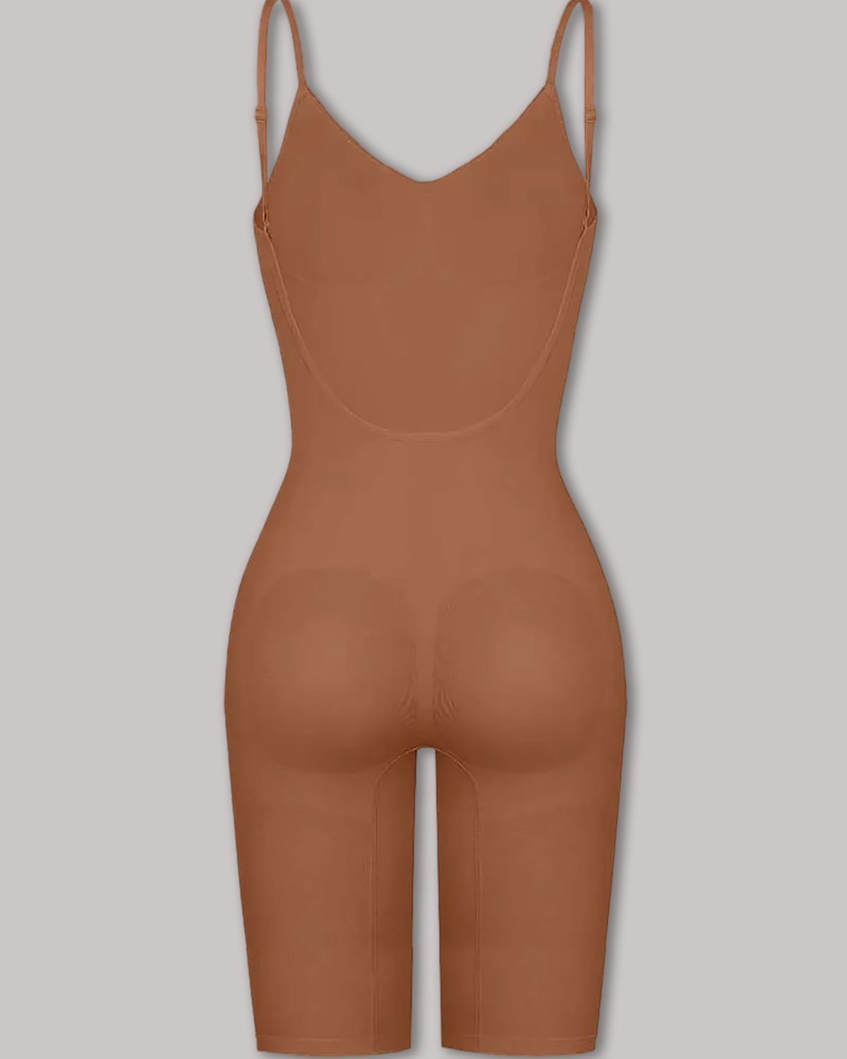 Seamless Backless Mid-Length Full Body Shaper