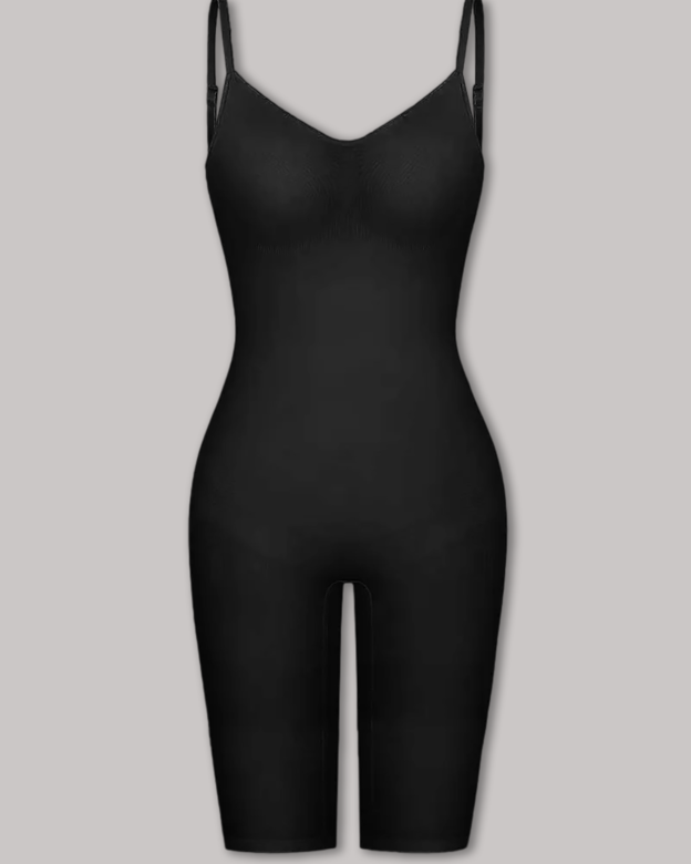 Seamless Backless Mid-Length Full Body Shaper