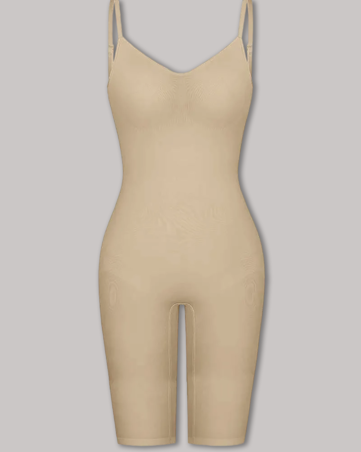 Seamless Backless Mid-Length Full Body Shaper