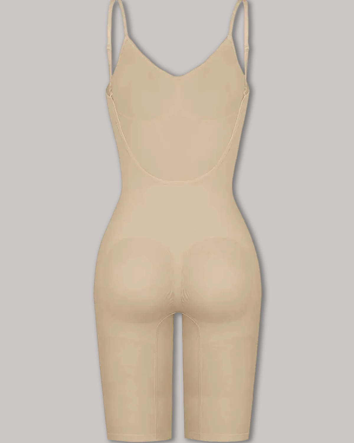 Seamless Backless Mid-Length Full Body Shaper