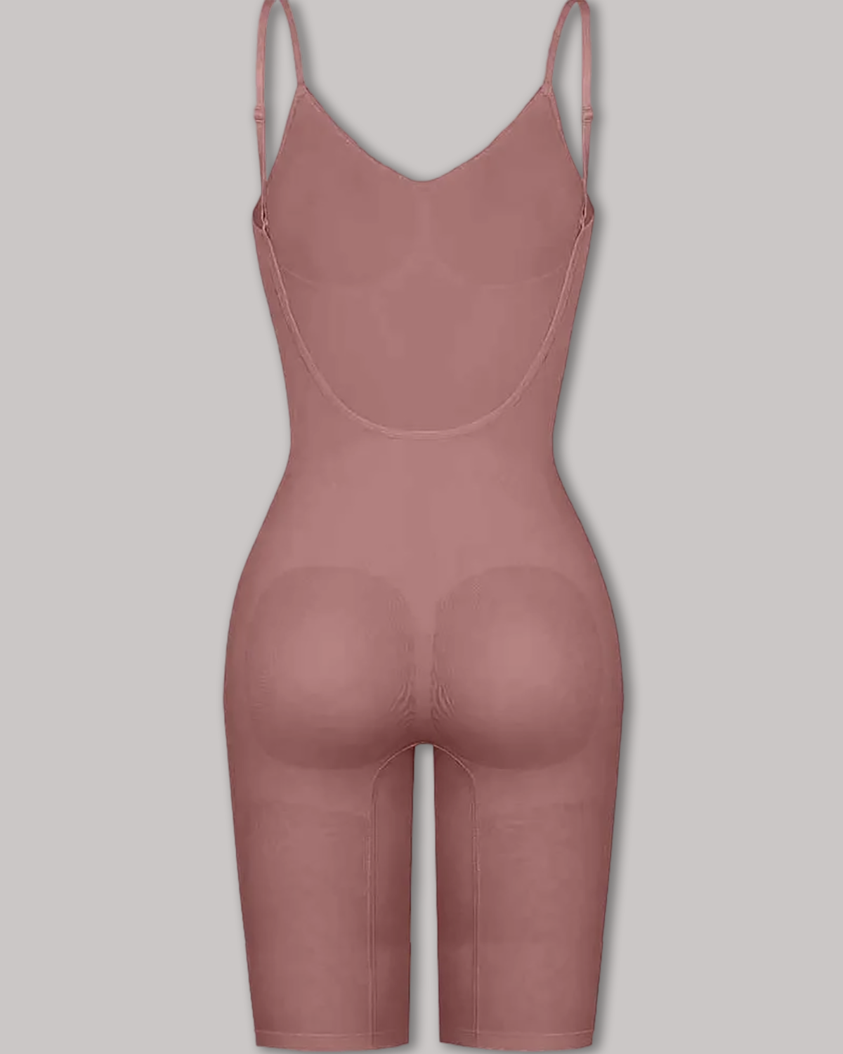 Seamless Backless Mid-Length Full Body Shaper