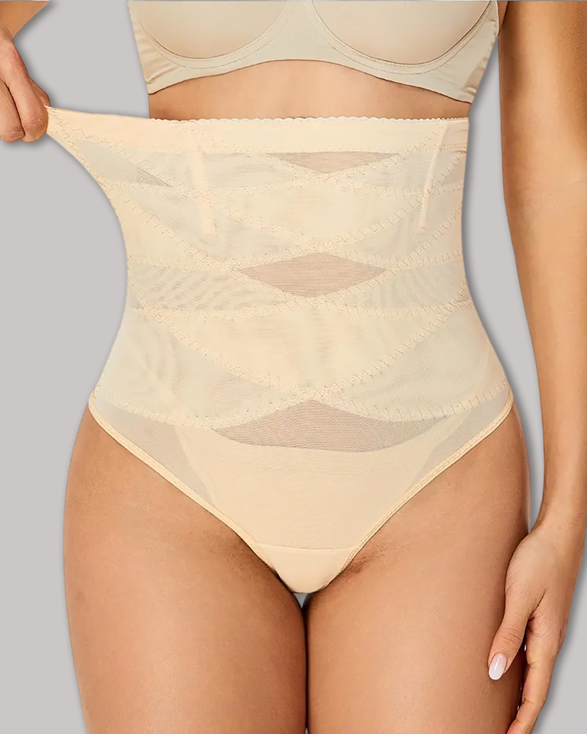 Cross High Waist Shaping Briefs