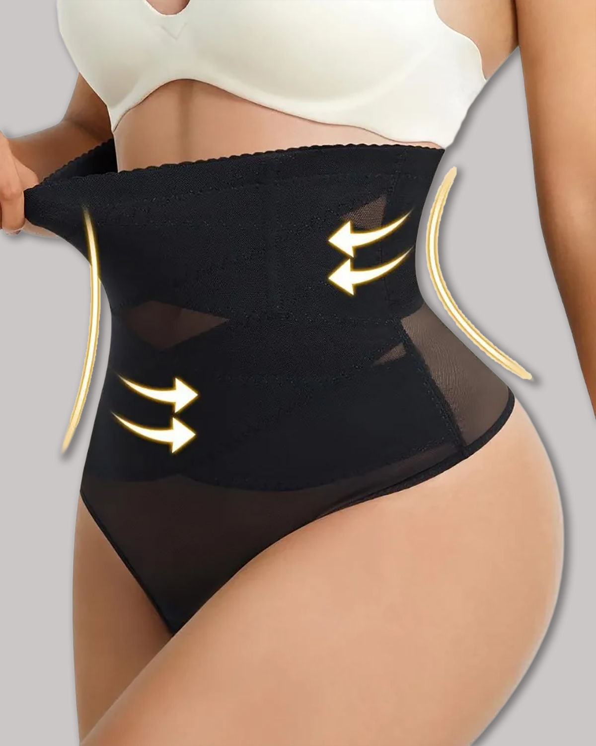 Cross High Waist Shaping Briefs