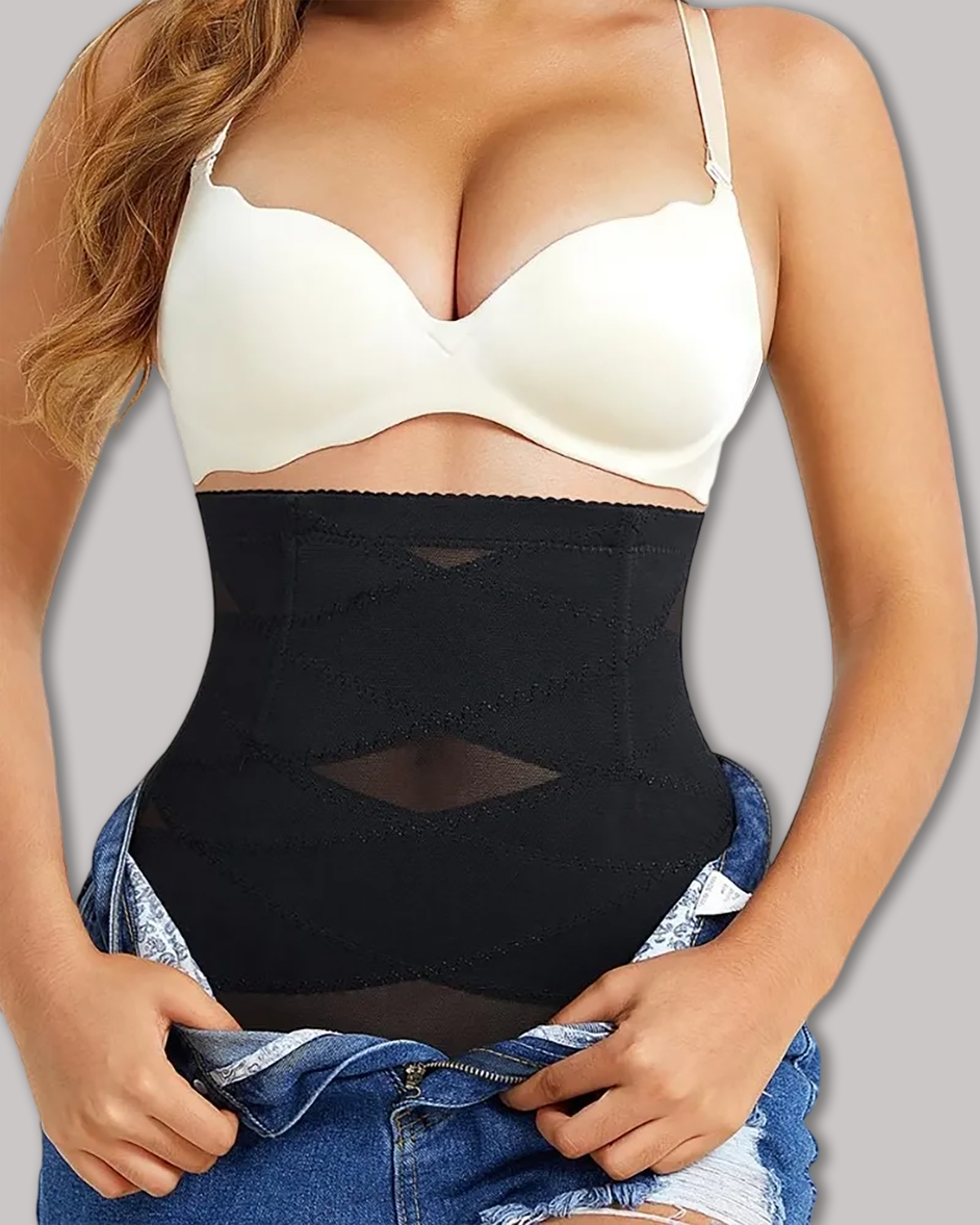 Cross High Waist Shaping Briefs