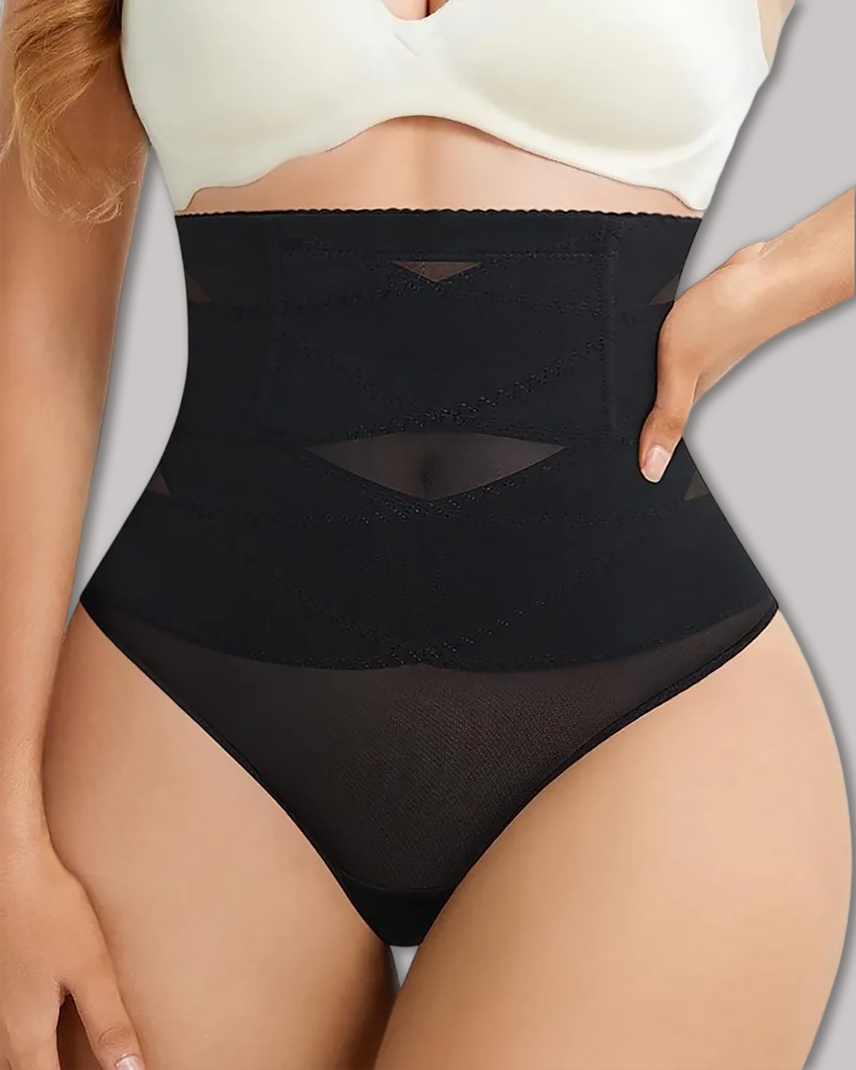 Cross High Waist Shaping Briefs