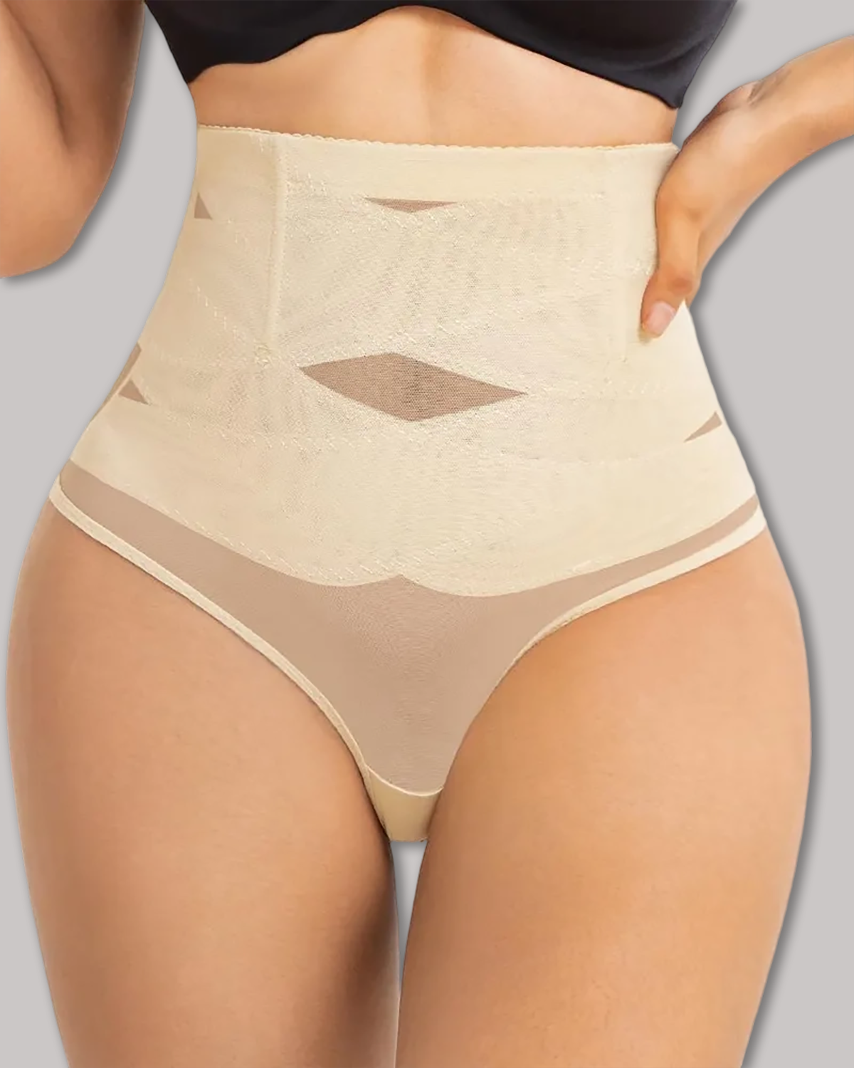 Cross High Waist Shaping Briefs