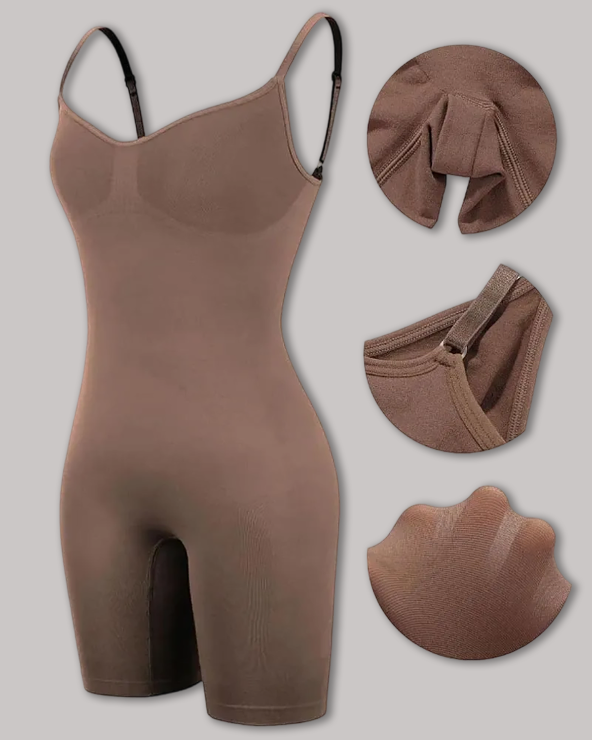 Curvy-faja Full Body Shapewear for Women Tummy Control Seamless Bodysuit