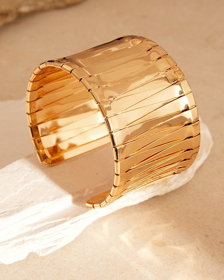 Wrap Cuff Bracelet-Curvy-Faja