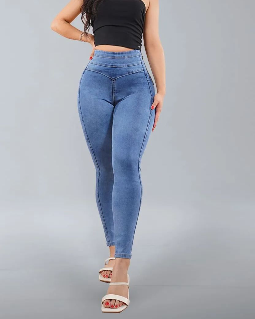 Side Zipper Skinny Jeans (Pre-Sale)-curvy-faja