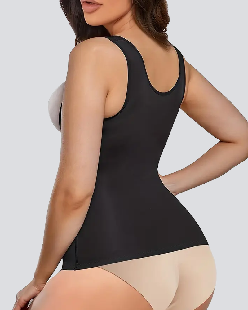 Seamless Open Bust Postpartum Tummy Control Shapewear Vest