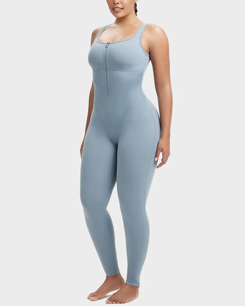 Shaping Sweat-Wicking Sauna-Style Sports Trousers Bodysuit (Pre-Sale)