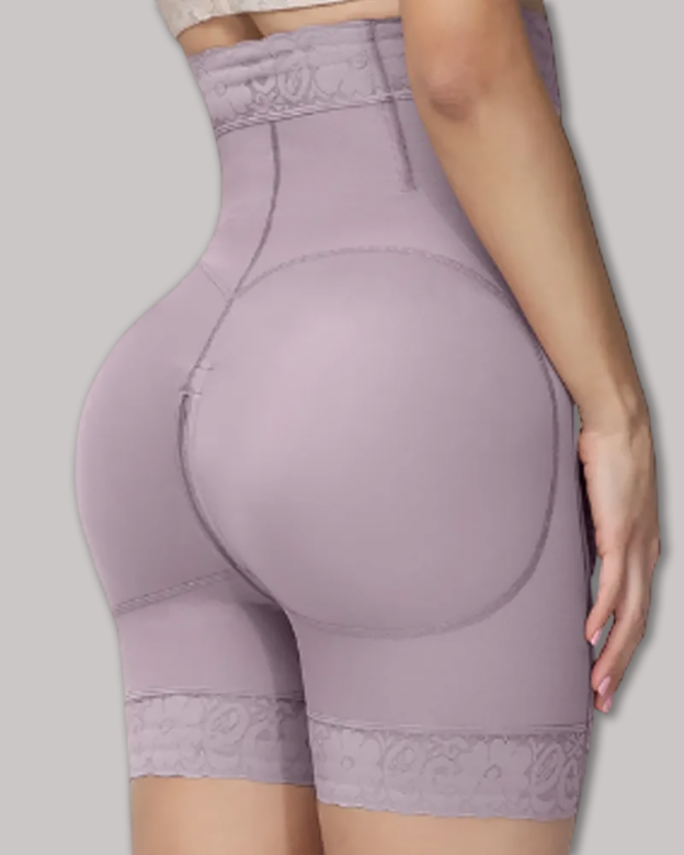 High Waist Shorts Thigh Slimmer-Curvy-Faja