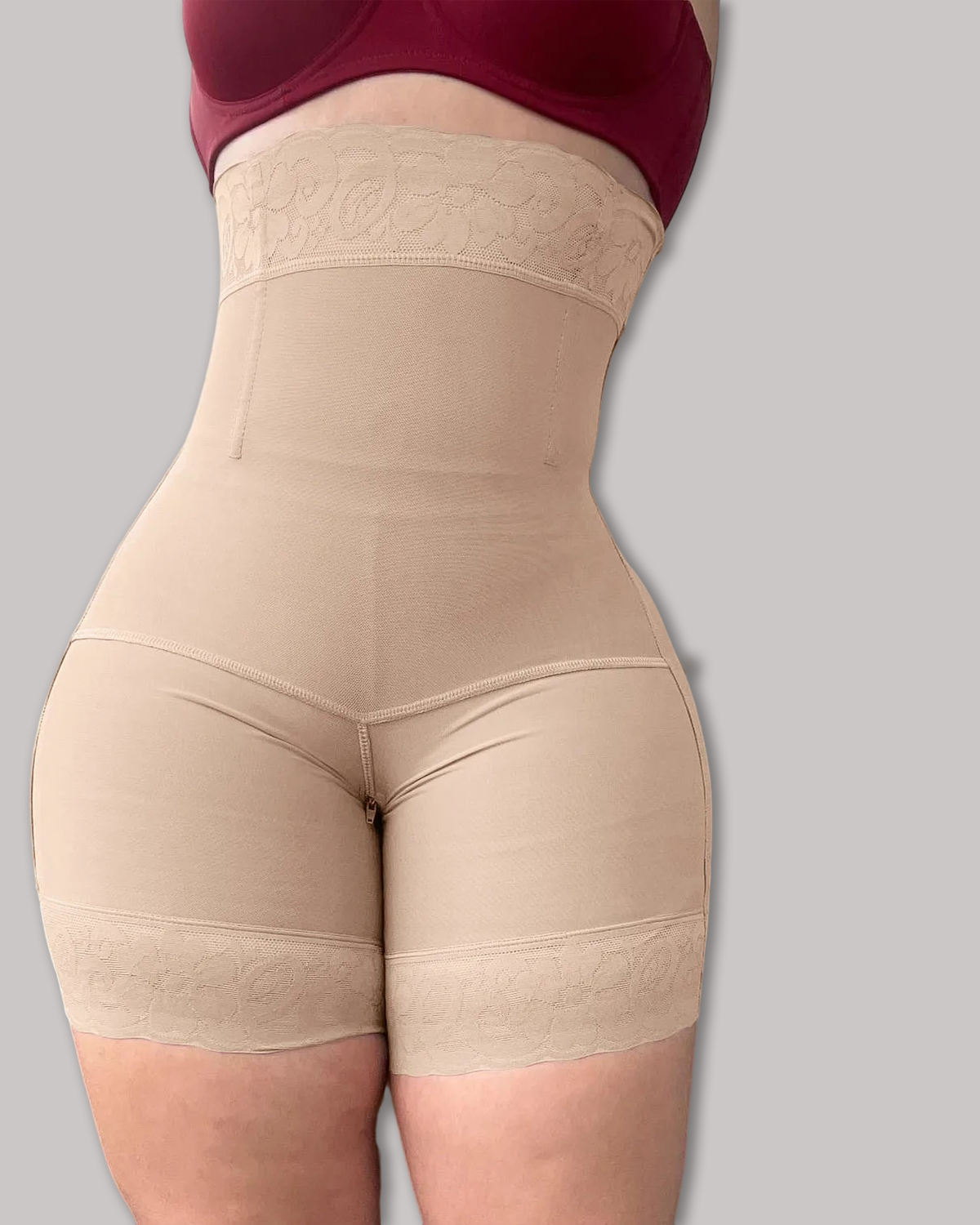 High Waist Shorts Thigh Slimmer-Curvy-Faja
