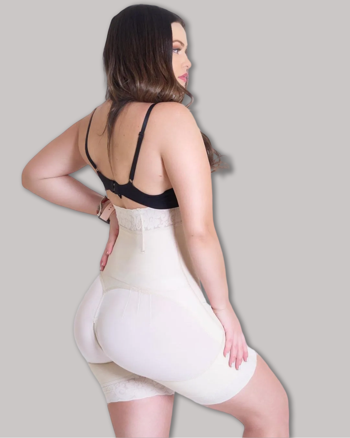 High Waist Shorts Thigh Slimmer-Curvy-Faja